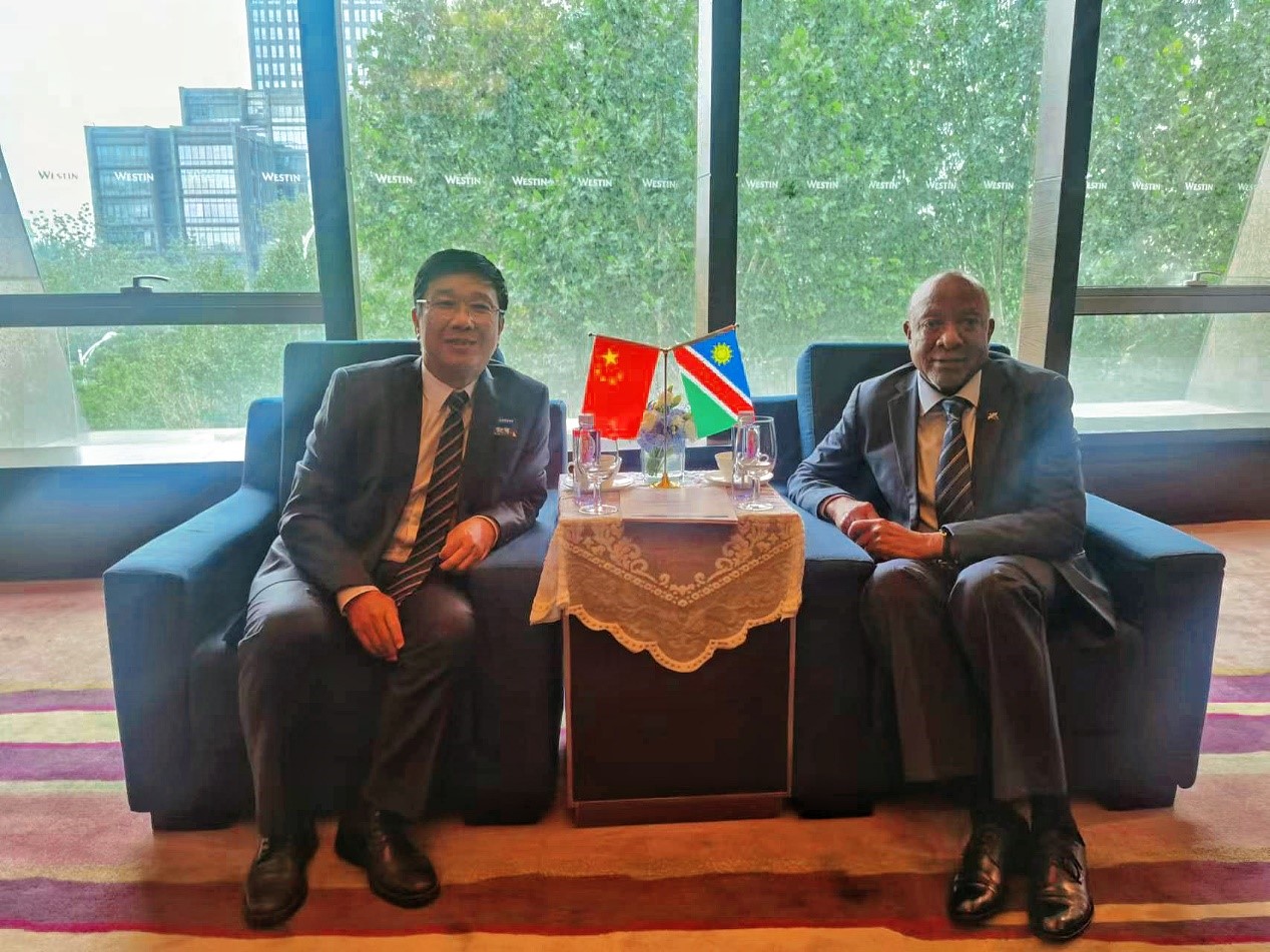 中非合作论坛期间优游国际 董事长王平卫拜会三国总统